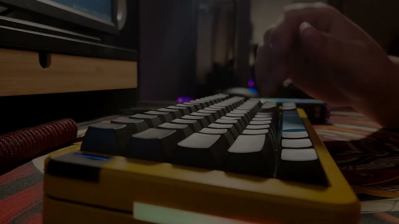 KTT KANG WHITE LINEAR 58G LUBE TYPINGTEST with SPACE65 