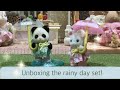 Unboxing the rainy day set calico critters sylvanian families