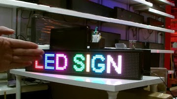 P10RGB 40" x 8" Led Scrolling Message Display Digital Message Display Board
