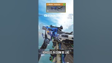 Vehicles in CODM be like!