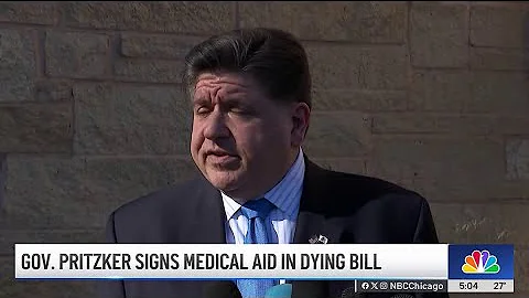 Pritzker signs controversial ‘medical aid in dying' bill into law in Illinois