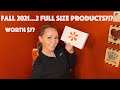 Walmart Fall 2021 Beauty Box | 2 Full Size products | Large Samples Sizes