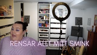 RENSAR UT HÄLFTEN AV MITT SMINK - DEL 3