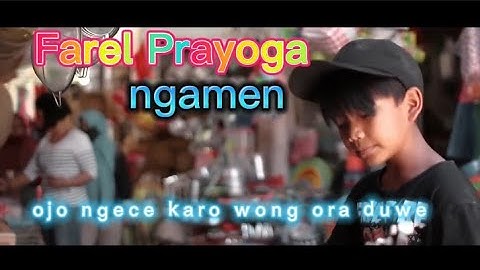 lagu ngamen Farel Prayoga sebelum viral - ojo ngece karo wong ora duwe