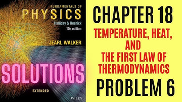 Halliday resnick chapter 18 problem 6 solution | Fundamentals of physics 10e solutions