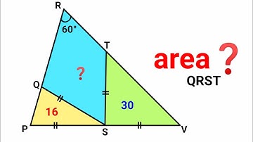 Can you find area of the Blue Quadrilateral? | (Fun Geometry Problem) | #math #maths | #geometry