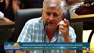JUNTA DEPARTAMENTAL VOTÓ EXPROPIACIÓN DEL MOLINO - GOBIERNO AVANZA EN LA ADQUISICIÓN DEL INMUEBLE