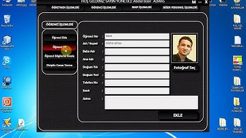 WPF School Management System Demo