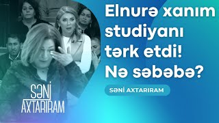 Elnurə Xanım Studiyanı Tərk Etdi Getdi