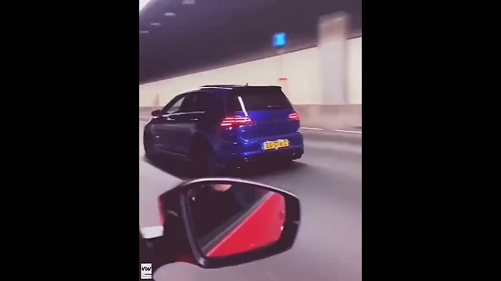 Amazing Volkswagen Golf 7 R Sound Insane Pops And Bangs sound Golf 7R