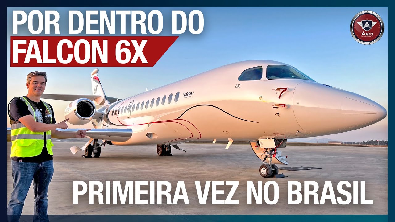 Gigante, Novíssimo e poderoso – Por dentro Dassault Falcon 6X – Primeira vez no Brasil