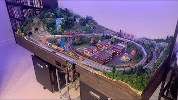 My First N-Scale Layout (roughly 7