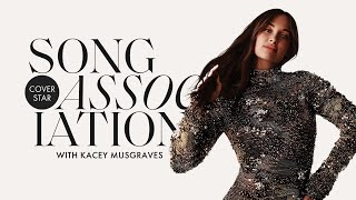 Video thumbnail of "Kacey Musgraves Sings Dua Lipa, Queen, and "Space Cowboy" in a Game of Song Association | ELLE"