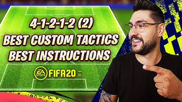 FIFA 20 BEST FORMATIONS 4-1-2-1-2 TUTORIAL / BEST TACTICS & INSTRUCTIONS / HOW TO PLAY 41212 (2)