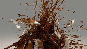 Blender VFX - Coffee Cup Shattering FullHD