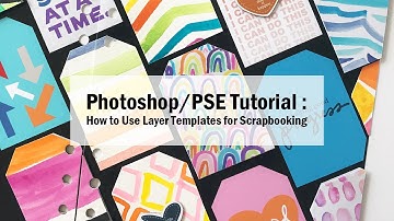 Photoshop Tutorial | Layer Templates | Using Layer Templates | For Memory Keepers