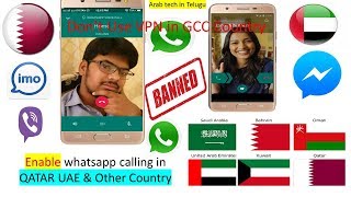 How To Enable Whatsapp Skype Imo Messenger Call Ban In Qatar ,Saudi Arabia & Dubai