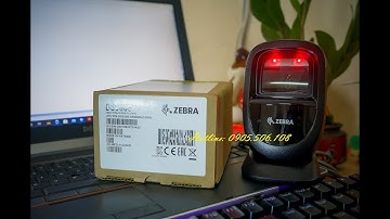 TEST MÁY QUÉT MÃ VẠCH ZEBRA DS-9308