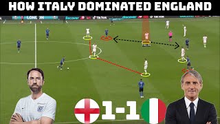 Tactical Analysis : England 1 - 1 Italy | How Mancini won the Euros |