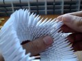 How to make a 3D origami Swan #1