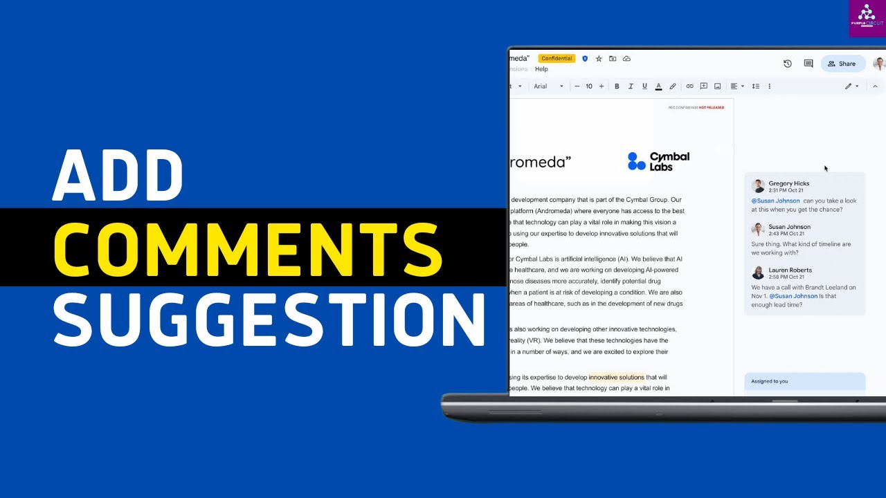 How to Add Comments and Suggestions on Google Docs (2024) - YouTube