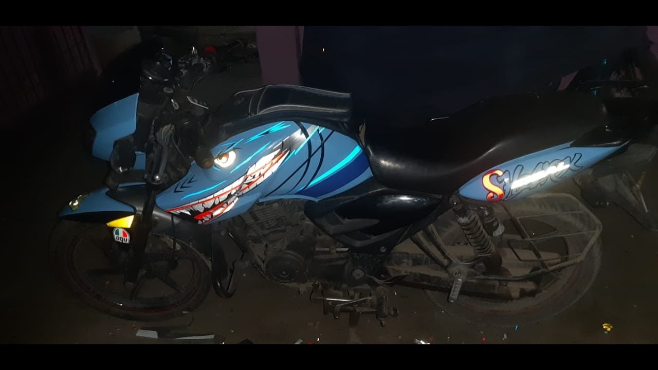Apache Rtr 160 Modified Sharks Stickers Wrapping Youtube Apache Rtr 160 Modified Sharks Stickers Wrapping Youtube