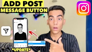 Add Instagram Post Message Button | How To Add Message Button on Instagram Post | Instagram Feature screenshot 5
