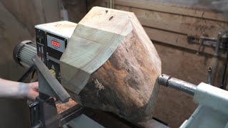 Woodturning - The Hat pendant light