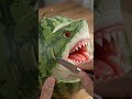 Amazing Shark Head Waterrmelon Carving lHyper Realistic Time-Lapse ASMR #usa #ai #viralvideo