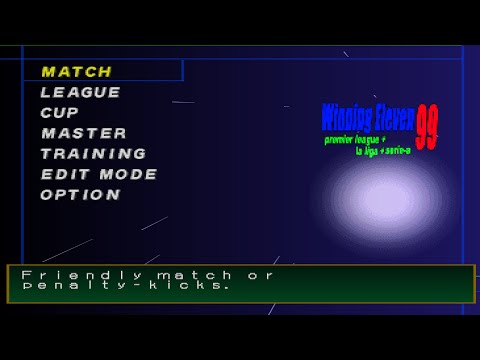 Winning Eleven 2002 PS1 WE99 Premier League La Liga Serie A 2006 