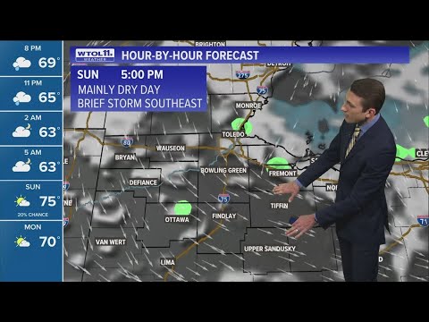 Mostly dry weather Sunday and Monday | WTOL 11 Weather