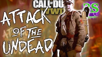 COD WW2 ATTACK OF THE UNDEAD EVENT!NEW ZOMBIE GAME MODE UPDATE IN CALL OF DUTY WW2!
