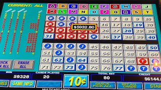 $12,544 in 3 Jackpots in 1 day!! Multicard Keno $.10 Max $8 Bets #kenonation #highstakes #jackpots screenshot 2