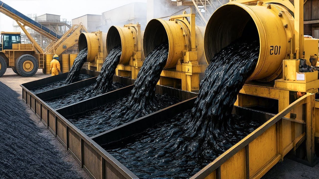 كيف يتم استخراج وتكرير ملايين أطنان النفط؟ مشاهد لا تصدق من قلب المصانع!