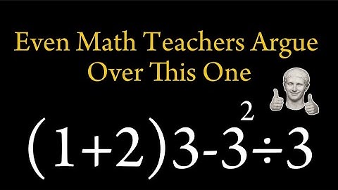 Zelfs wiskundeleraren discussiëren hierover!