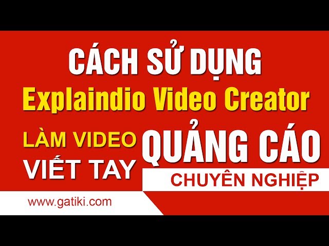 HỌC LÀM VIDEO - Hướng dẫn cách sử dụng Explaindio Video Creator phần mềm làm video quảng cáo