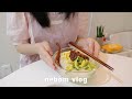 ENG) vlog 자취생 브이로그 자취방에서 맛있는 요리 해먹는 일상 [딸기청, 불닭소스, 통삼겹살 구이, 치즈스틱, 생딸기 우유, 알리오올리오 파스타, 고추장찌개, 잔치국수]