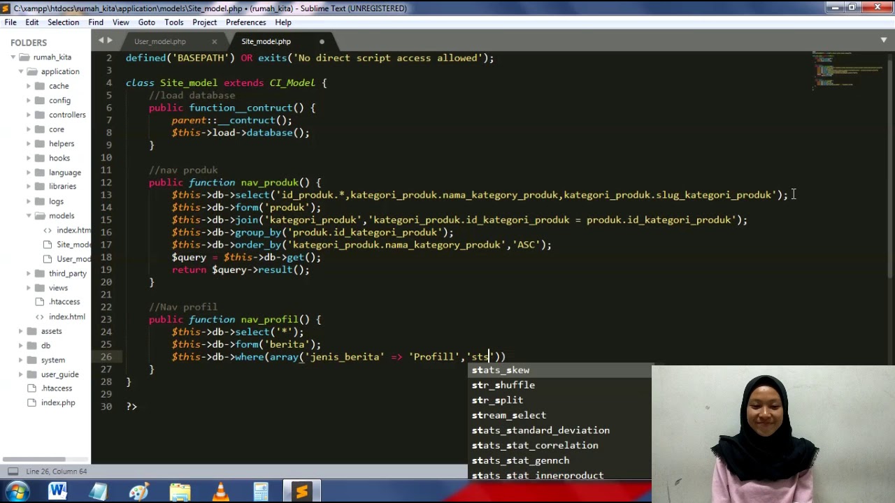 Membuat Web dengan CodeIgniter & Bootstrap episode 03 - YouTube