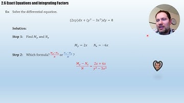 2.6 Exact Equations and Integrating Factors Day 2