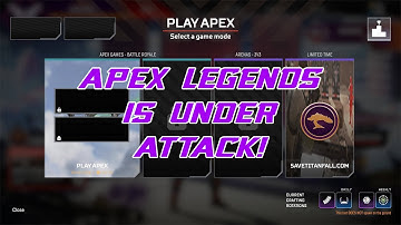 APEX LEGENDS IS UNDER ATTACK