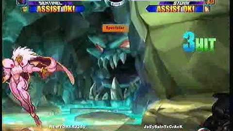 MvC2 Online (360): Josh 360 (Storm/Sent/Cyke) vs JoeySaintzCrack (MSP) 12 .:4.2.10:.
