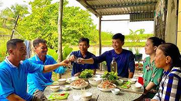 Gỏi Tôm Tái “Lai Rai “Vài Ly Rượu Nóng Ấm Lòng Ngày Mưa •UMQT | #347