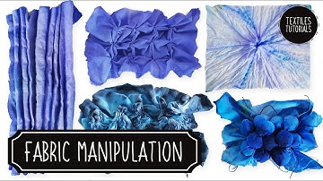 Fabric Manipulation Techniques - Indigo & Violet Project