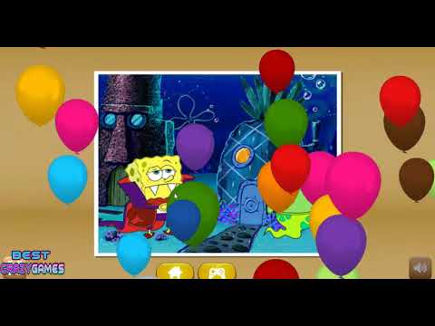 spongebob halloween jigsaw puzzle | Walkthrough BestCrazyGames