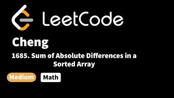 LeetCode 1685. Sum of Absolute Differences in a Sorted Array
