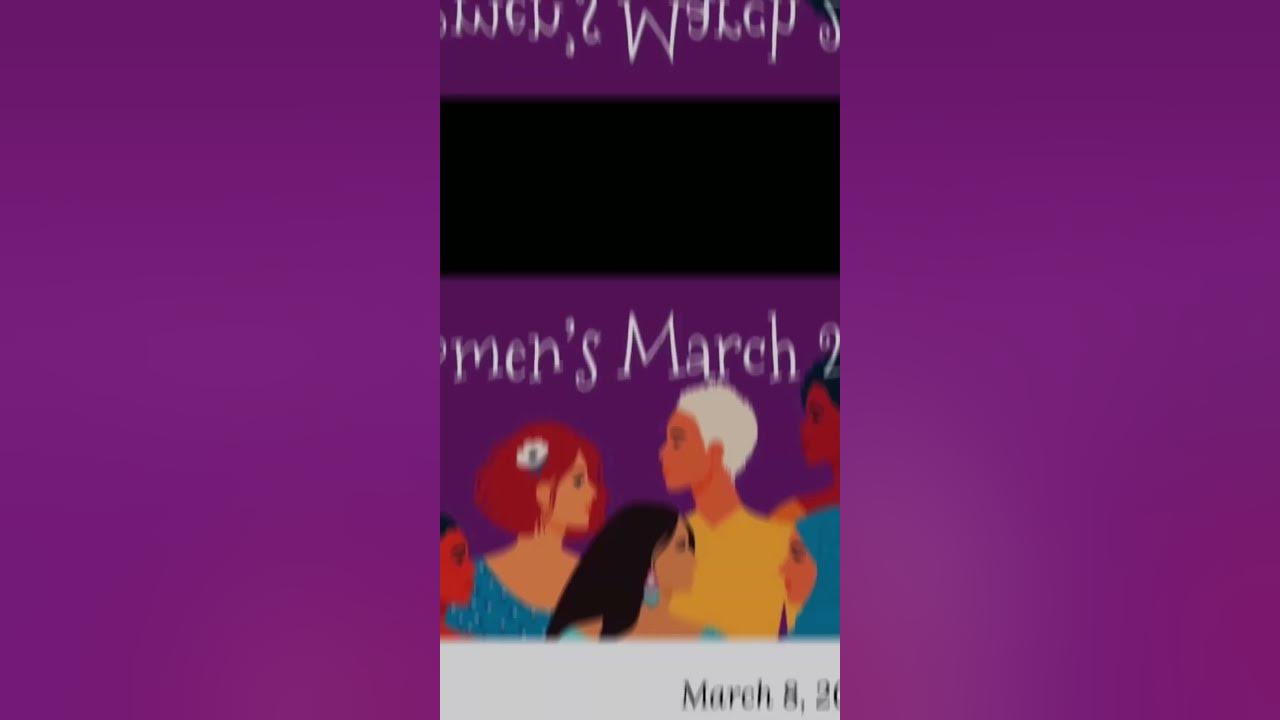 Save the date Women’s March 2025 YouTube