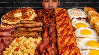 (ASMR NO TALKING) BREAKFAST MUKBANG