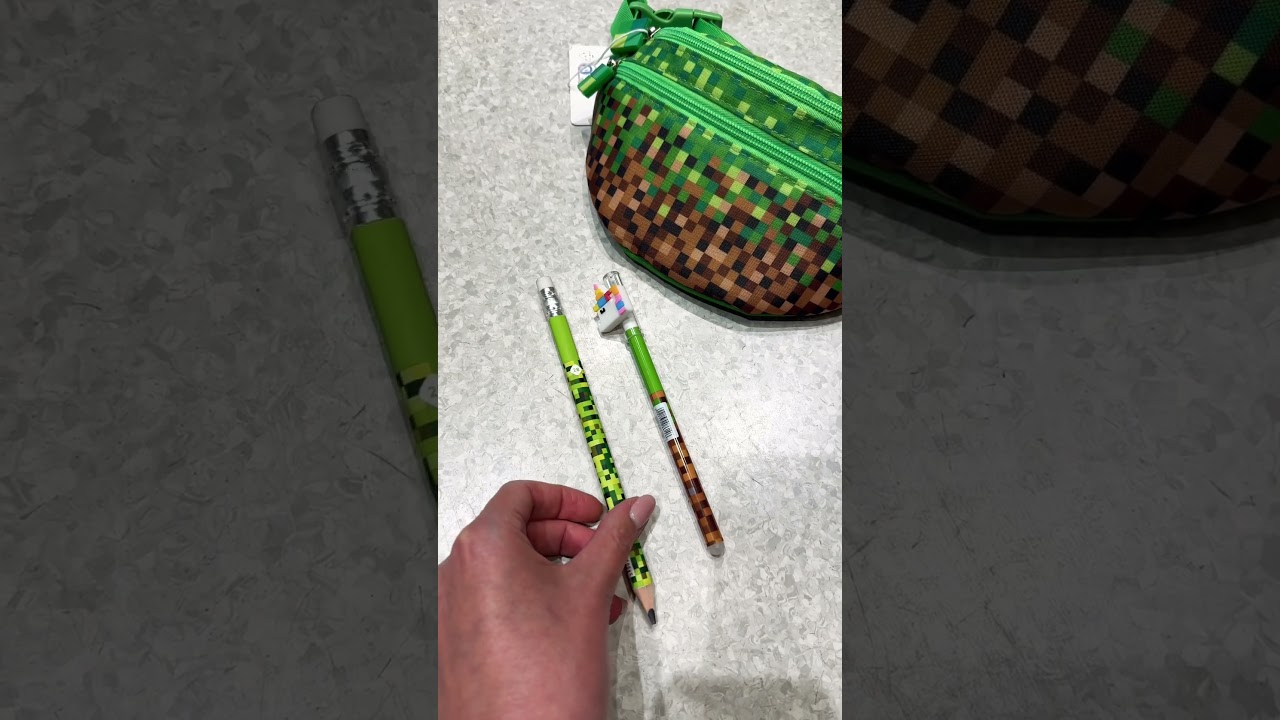 Minecraft stationery collection 