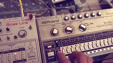 CYCLONE analogic TT-303 Bass-Bot w/ Midnight Engineering Mods - ROLAND TR-606