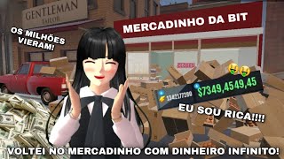 Ganhei DINHEIRO INFINITO no MERCADINHO! 🤑 (Supermarket Simulator) screenshot 1